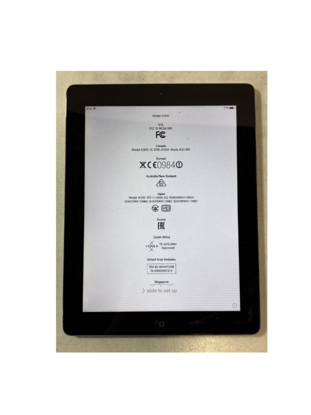 Apple iPad 2 Model A1395, 16GB Storage, (Wi-Fi Only),